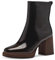 MARCO TOZZI Damen Stiefeletten mit Absatz Lack Elegant, Braun (Mocca Patent), 40