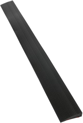 Threshold Ramp, 90cm Wide Non-Slip Wheelchair Ramp, Self Adhesive TPE Threshold Ramp for Wheelchairs, Carts, Scooters, Sweeping Robots (1.5cm in height)