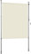 Hebitod Klemmmarkise Senkrechtmarkise,Außen Balkonrollo 1.5 m x 2.7m, Sonnenschutz Vertikalmarkise mit Beschichtung, Sichtschutz Fensterrollos Beige