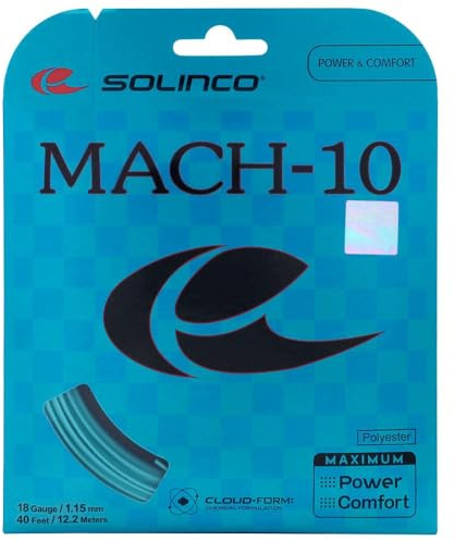 Solinco Mach-10 18 Gauge 1.15mm Tennis String Set 40'