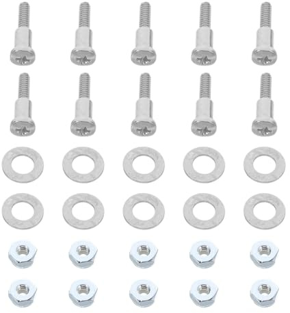 Homoyoyo 10sets Viti Di Ricambio Per Tagliacapelli Confezione Di Viti Per Tagliacapelli Dadi Guarnizioni