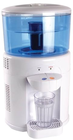 Coopers of Stortford - 5L Water Cooler & Filter - Chilled Tap Water Dispenser with Push-Button Operation, Carbon Filter Included