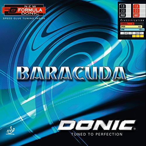 Donic Belag Baracuda, schwarz, 1,8 mm