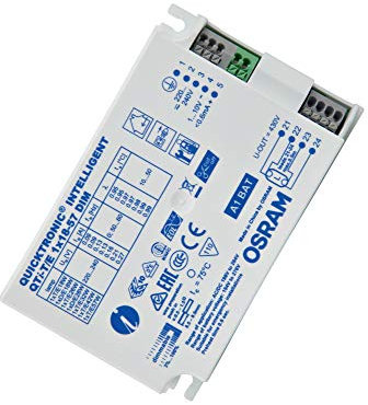 OSRAM elektronisches Vorschaltgerät (EVG), QUICKTRONIC INTELLIGENT DIM CFL, EVG LL/KLL DIM 1…10V, QTI-T/E 1X18-57/220-240 DIM