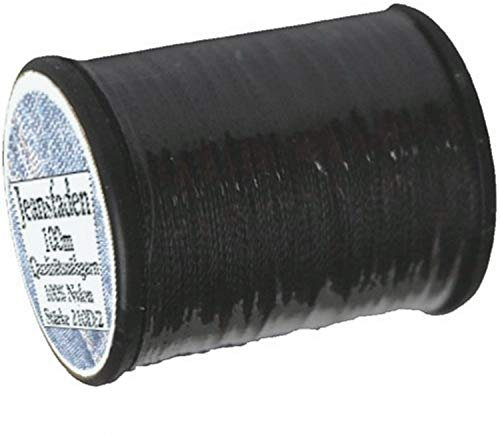 1 Stück Spule a. 100 m Qualitäts - Nähgarn Jeansfaden Farb-Nr.1001 schwarz, Ne 25.3/2, 100% Nylon für die Nähmaschine Garn Garne, 1705