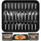Air Fryer Grill Pan for Ninja Foodi DT200UK Digital Air Fryer 10 in 1 Mini Oven, 13.4 * 11.4'' Air Fryer Grill Plate Crisper Plate Rack Accessories Replacement Parts Tray, Dishwasher Safe