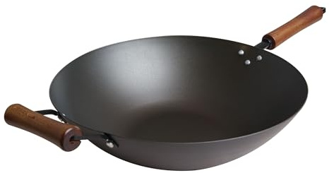 Joyce Chen Classic Series 14-Inch Preseasoned Carbon Steel Wok