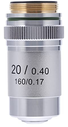 Lente Objetivo Acromática 20x de Acero para Microscopio 95