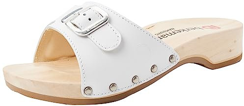 Berkemann Damen Hamburg Pantoletten, Weiß (weiß 100), 41.5 EU