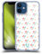 Head Case Designs White Bird Patterns Soft Gel Case [Military Grade Protection] Compatible With Apple iPhone 12 Mini