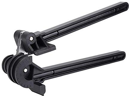 Tube Bender, 4 in 1 Manual Pipe Bender 180 Degree Heavy Duty Bending Tool Pipe Bending Pliers 3/16 '' 1/4 '' 5/16 '' 3/8 ''