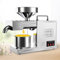 820W Oil Press Machine, Automatic Olives Oil Extraction Squeezer Commercial Oil Press Machine, Food Grade 304 Stainless Steel Commercial Electric Hot/Cold Nut Seed Extractor for Peanuts,Sesame Seeds