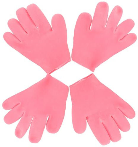 CANIGHT 2paare Silikon Feuchtigkeits-handschuhe Für Trockene Hände Lotion-handschuhe Für Frauen Für Nächtliche Anwendung Reparieren Trockene Haut Und Reduzieren Falten