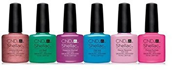 CND Shellac Nail Polish Art Vandal Kit, 6 x 7.3 ml
