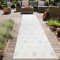 Teppich-Traum Teppich Outdoor Läufer Flur Garten Balkon Terrasse witterungsbeständig UV-Beständig robust mit speziellem Rautemuster in Creme, 80 x 300 cm
