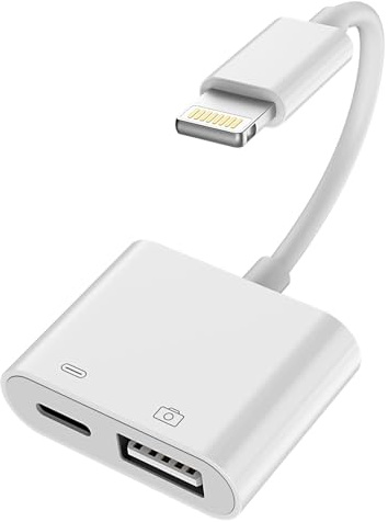 Adattatore per Lightning a USB per iPhone14 promax(2in1)OTG 3.0 trasferire dati per Apple cellulare ricarica cavo chiavetta USB-A lettore schede fotocamera chiavette per iPad caricatore tastiera mouse