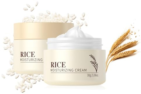 Rice Moisturizing Cream,Ceramide Face Cream with Rice Ceramide Extract | Lifts & Firms Skin,Nourishes Soothing Deeply,Repairs the Skins Barrier,Anti Aging Face Cream for All Skin Types—1.06OZ