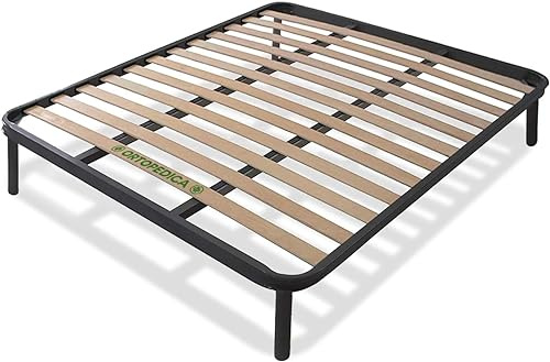 Am Group Home RETE LETTO ORTOPEDICA MATRIMONIALE 160X190CM - 13 DOGHE IN LEGNO E STRUTTURA IN ACCIAIO - 100% MADE IN ITALY