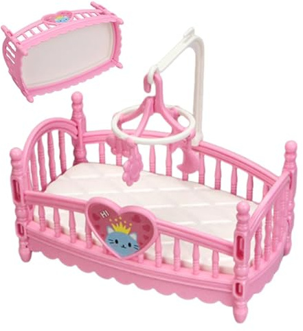 Lit Bébé Style Maison Accessoires Décoratifs Simulation