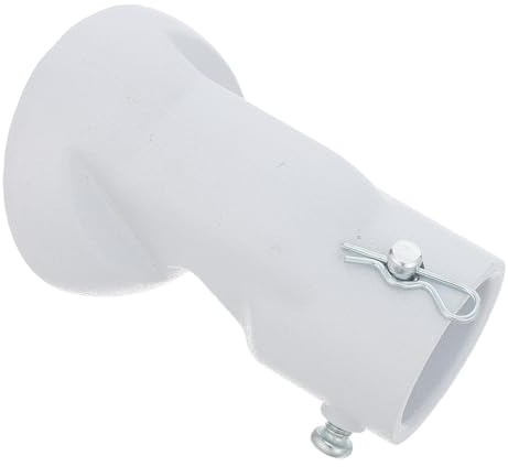 Kisangel Adaptador para Techos Inclinados y Abovedados Varios estilos y Seguridad Mejorada de Soporte de Acero Blanco Instalación Flexible 45 para Ventilador de Techo Varios estilos