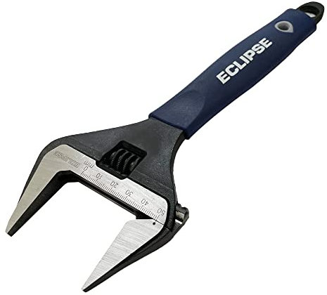 Eclipse Professional Tools ADJW10WJ Llave ajustable de 10 con mandíbula extra ancha de 50 mm (2)