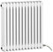 Manissa Electric 3 Column White Radiator Traditional 600h x 999w Cast Iron Style Column Radiator with PTC Element