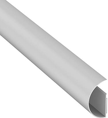 D-Line Maxi CableTraC, TV-Kabelmanagementlösung, Flexible Kabelführung, Kabelabdeckung – 50 mm (B) x 25 mm (H) x 1 Meter (L) – Weiß