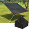 QOFLY Schattiernetz Schattierungsnetz Garten, 4x5m Schwarz Schattennetz,90%-95% UV-Beständiges mit Ösen, für Garten Pflanze Gewächshaus Scheune Außen Hof