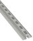 Wandschiene New York Aluminium Länge 120 cm, Regalschiene zum Einhängen von Trägerstangen, Konfektionsrahmen u. Tragarmen für Böden, Verkaufssystem für die Wand, Regalhalter
