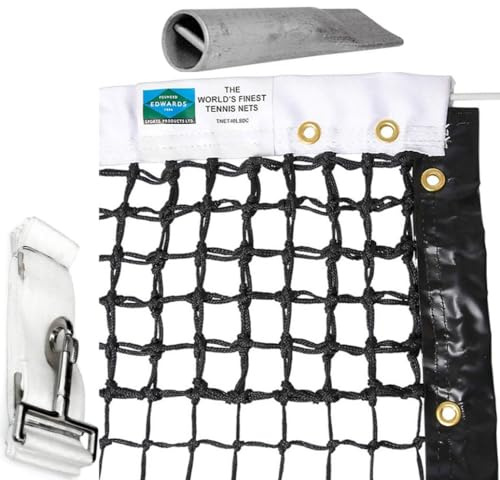 Edwards 42' 40LS Double Center Tennis Net w Center Strap & Pipe Anchor Included