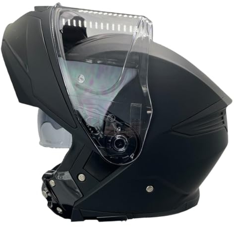 Casco SMK Gullwing Negro Mate Modular SV (4XL)