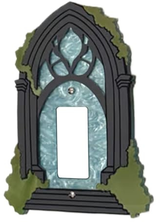 Socket Protection Cover Plate, Electric Socket Cover, Dreamy, Precise Fit, Self-Adhesive, for Indoor Use, Socket Protection for Children's Room, Bathroom, Workshop