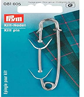 Prym Kiltnadel, 76mm, silberfarbig, Eisen 081605-1