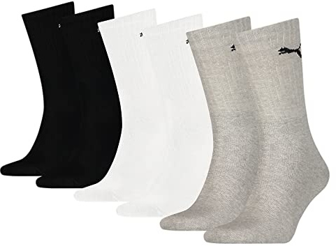 PUMA 251021001803039 Sportstrumpor, Grå, Vit, EU 39-42