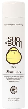 Sun Bum Curls & Waves Shampoo - Curly Hair Shampoo - Curl Defining - Shine Enhancing - Sulfate Free Shampoo - Paraben Free - 10 FL OZ Bottle - 1 Count