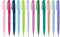 Pentel SES15C Brush Sign Pen pennarello punta fibra flessibile colori assortiti, 12 pz, per lettering, calligrafia, illustrazione, schizzi e bozzetti