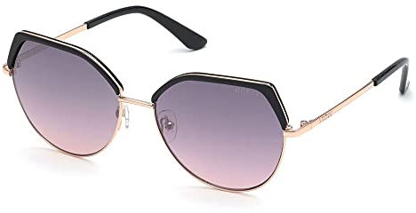 GUESS Damen 0 Sonnenbrille, schwarz (Shiny Black), 56