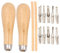 Set Taglierina Per Linoleum, Strumento Per Intaglio Fai-da-te Coltello Per La Lavorazione del Legno Taglio Scultura con Lame Multiple Forniture Per Incisioni Artistiche Per Biglietti D'auguri Artisti