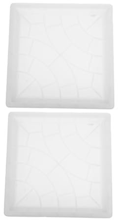 Supvox 2stücke Pflasterform Für Beton Wiederverwendbare Gartenform Trittsteinform Aus Zement Für Wege Und Rasenbereiche Einfache Anwendung Und Filigranes Muster