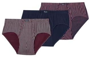 Abanderado Slip Abierto Esenciales Estampados Ouvert, Rayures mélangées, 52 (Lot de 3) Hommes