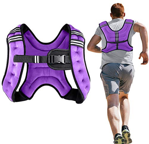 Weighted Vest Weight Vest for Men, Women, Kids, Weights Included, Body Weight Vests Adjustable for Running, Training, Workout, Jogging, Walking