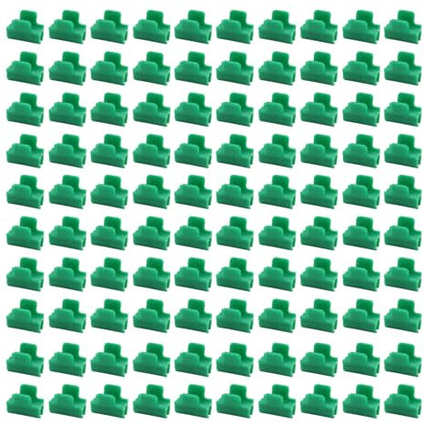 Clip de Invernadero de Red para Tuberías, Abrazaderas de Invernadero Multiusos Antideslizantes Resistentes para Red de Jardín (Trisar8w3o0zbtrh-12)