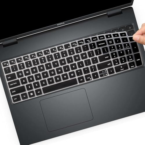 Skin-BK Housse de protection pour clavier Dell Precision 16 7670 7680 et Precision 7770 7780 17,3 Dell Precision 7000 16 17,3