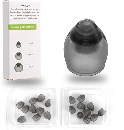 Phonak Hearing Aid Domes,Hearing Aid Domes for Phonak,20 pcs Phonak Vented 4.0 Hearing Aid Domes Phonak Hearing aid Accessories Small Size (0.29inch=7.5mm)