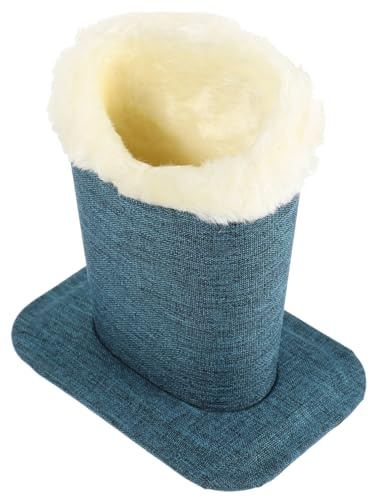 JOINPAYA Support à en Lin avec Doublure en Peluche, Porte Vertical pour Table de Nuit, Socle de Protection Anti Rayures pour de Lecture, Décoration de Bureau