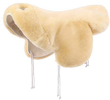 merauno Western Sheep Skin Saddle Seat Cover – Riding Western Agneau Mérinos Housse de selle
