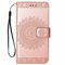 Hancda Hülle für iPhone SE 2022 / iPhone SE 2020 / iPhone 8 / iPhone 7 Handyhülle Klapphülle Tasche Hülle Flip Case Leder Schutzhülle Klappbar Cover Handytasche Geldbörse Magnet Lederhülle,Rose Gold