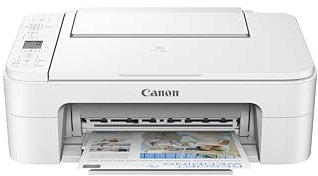 Canon PIXMA TS3351 Wireless Colour All-in-One Inkjet Printer (White) - A4 Print, Copy, Scan - FINE Cartridges, XL Ink Available - Borderless Printing - Wi-Fi, iOS/Android Connectivity - Home Printer