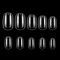 Makartt Nageltips Kurz Ovale - 500 Stück Nail Tips Soft Gel Nagel Tips Full Cover Transparent Falsche Nagelspitzen Set für Gelnägel Acrylnägel Nail Art Runde,10 Größen