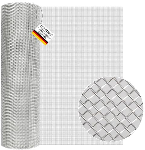 Swetfela 30x100 cm/20 Mesh Drahtgitter Feinmaschig,304 Edelstahl Drahtgitter,Fliegengitter Metall,Drahtgeflecht für Verhindert MäUse Insekten Staubfilterung und zum Schutz vor MüCken